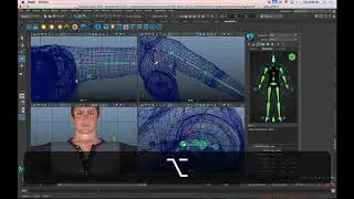 3D Basics in Maya - Rigging and Skinning with HumanIK