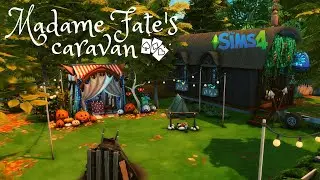 Fortune teller Madame Fate's Caravan || The Sims 4 Speed Build || No C