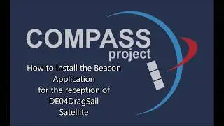How to install the Compass-2 DE04 DragSail CubeSat Beacon Decoder