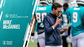 Coach Mike McDaniel meets with the media | Miami Dolphins