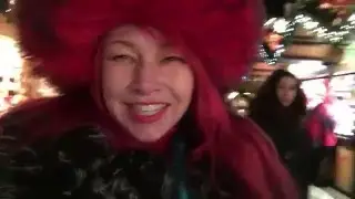 Madelyn shares the Christmas Market, Ludwigsberg, Germany