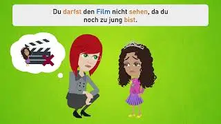 Deutsch lernen mit Dialogen | Modalverben verstehen und eine Prüfung 🤷‍♀️
