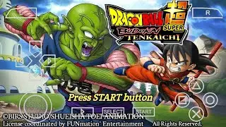 New Dragon Ball Super Budokai Tenkainchi iso psp mod download with permanent fix menu.....
