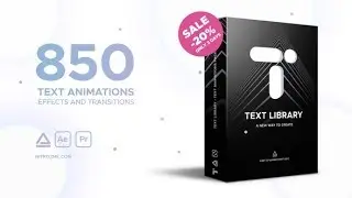 Text Library - Handy Text Animations | After Effects Template | Titles