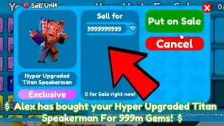 WILL ANYONE BUY MY HYPER FOR *1MILLION* GEMS?