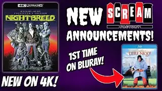 SCREAM Factory August 2023 ANNOUCEMENTS! - Nightbreed 4K And LITTLE Nicky ON Bluray!