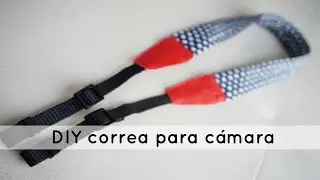 DIY Cómo hacer una correa para la cámara de fotos