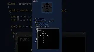 Arrow pattern program in less than 60 seconds #shorts #shortvideo #shortsfeed #softethics
