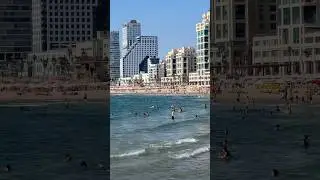 Tel Aviv Beach in Summer Israel 2025