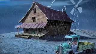 30 Minutes of Rain in Courage the Cowardly Dog’s House