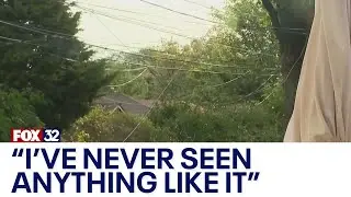Severe storms knock out power for thousands of suburban residents