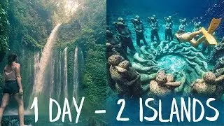 Underwater STATUES & WATERFALLS | From Gili T to Lombok