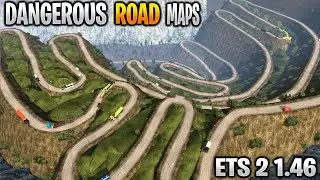 Dangerous Cliff-edged Roads Map Mods for 1.46 | ETS 2 Mods