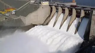 ПОДТОПЛЕНИЕ ОЧЕНЬ БОЛЬШОЙ СБРОС ВОДЫ С ГЭС