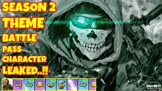 SEASON 2 Theme Battle Pass Character's Leaked Call of Duty Mobile || COD MOBILE LEAKS