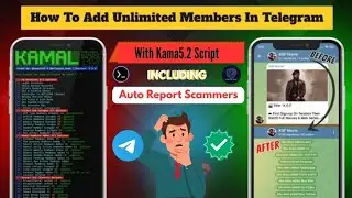 Telegram New Members Adder Script For 2025 - 2026⚡️| All Problem Fixed 🔰 | Ban Safe ✅