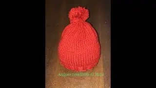 Cappello ai ferri facilissimo/Easy knit hat/Sombrero de punto fácil