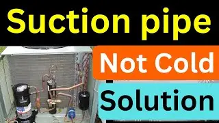 AC Running But No Cooling? 🔥 | Compressor On But Suction Pipe Not Cold | HVAC Troubleshooting & Fix