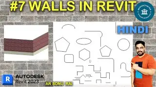 #7 Walls in Revit (Hindi tutorial) #gladstudioarchitects #revit #bim #autodeskrevit
