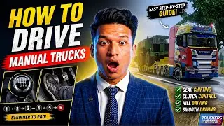How To Drive Manual Trucks in Truckers of Europe 3 | TM