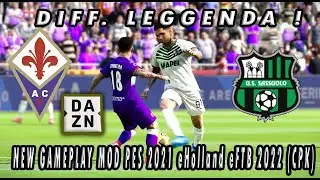 PES 2021 eHolland eFTB 2022 (CPK) FIORENTINA VS SASSUOLO - Serie A 2021/2022 - 18° Giornata