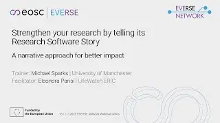 Strengthen your research by telling its Research Software Story