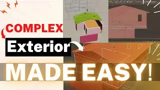 3Ds Max Exterior Modeling Tutorial | Beginner friendly