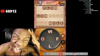 iShowSpeed Loses His Final Braincell Playing Wordscapes 😂