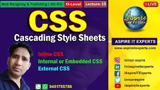 CSS | Cascading Style Sheets| what is css | inline css | internal css