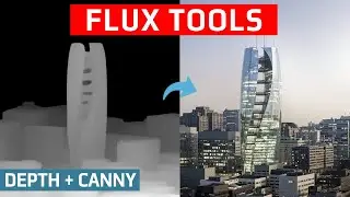 Flux Tools: AI Sketch and Massing to Render made Easy