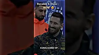 Messi and Ronaldo 🥶🐐#shorts #messi #ronaldo #psg #viral