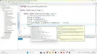 #11 Swapping of string in Java  - Tamil