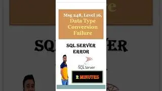 SQL Server| Fix Error | Msg 248, Level 16, State 4, Line 1 |  overflowed an int column. 