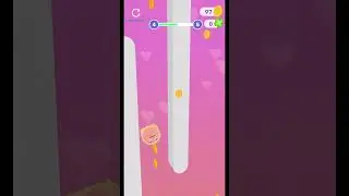 Gameplay top mobile games Relaxing n satisfying game iOS/ANDROID Hopping Heads  #shorts Level 4