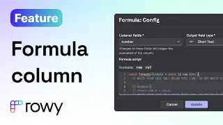 Formula column on Airtable UI with Javascript support