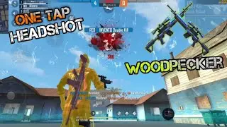 ONE TAP HEADSHOT || WITH WOODPECKER || BY KNEW GAMER