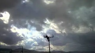 Man on pole