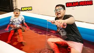 BOCIL BERENANG DI KOLAM MERAH PENUH MARJAN!!!