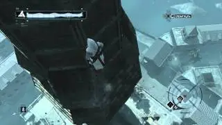 Assassins Creed - самая высокая башня, прыжок веры, Акра