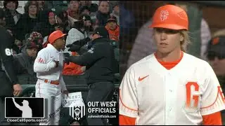 Ejection 006 - Richardson Ejected After Giants Steal in Blowout Game, Nakken is 1st Woman to Coach