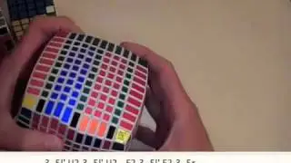 Как собрать куб 11х11 ч.6/6 / How to solve cube 11x11 part 6/6