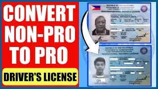 PAANO MAGCONVERT NG NON PRO TO PRO DRIVER'S LICENSE | CHANGE CLASSIFICATION | STEP BY STEP GUIDE