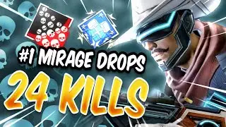#1 Mirage Dropped 24 Kills In This Apex Legends Lobby (196,000+ Total Kills)