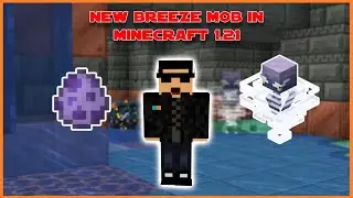 New Breeze Mob in MINECRAFT 23w45a