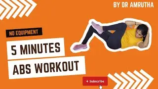 5 mins abs workout / 5 minutes simple workout routine/ workout at home