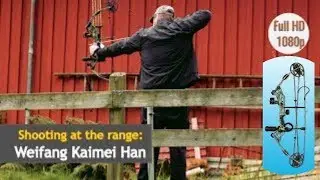 Kaimei Compound bow - Shooting at the range! [FHD]