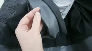 Часть 1. Как спасти шубу и обработать низ и рукава шубы - кожей.