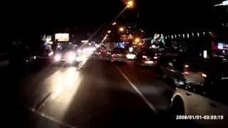 Проезд  на красный. Езда в Киеве