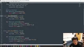 Abstract method, Python Object Oriented Programing