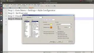 Change Font Size In Notepad++